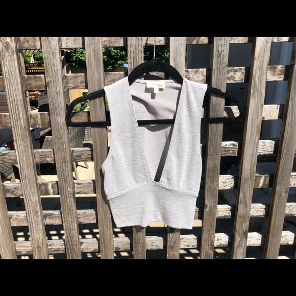 Wilfred Grey Crop Top - Picture 3 of 4